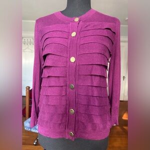 Banana Republic Burgundy Cardigan Size S